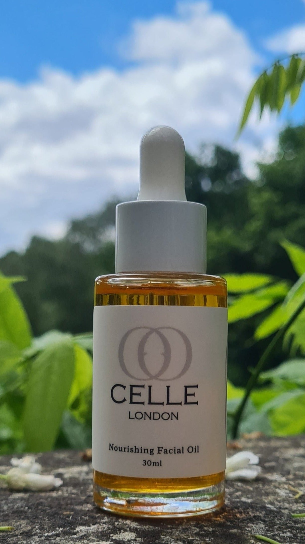 Celle Nourishing Facial Oil with Vitamin E – 30ml Hydrating Oil for Dry Skin