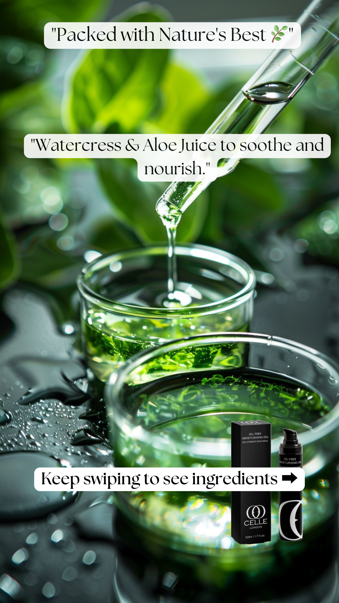 PURE HYDRATION Moisturizer – 50ml Oil-Free Hydrating Gel for Nourishing Skincare