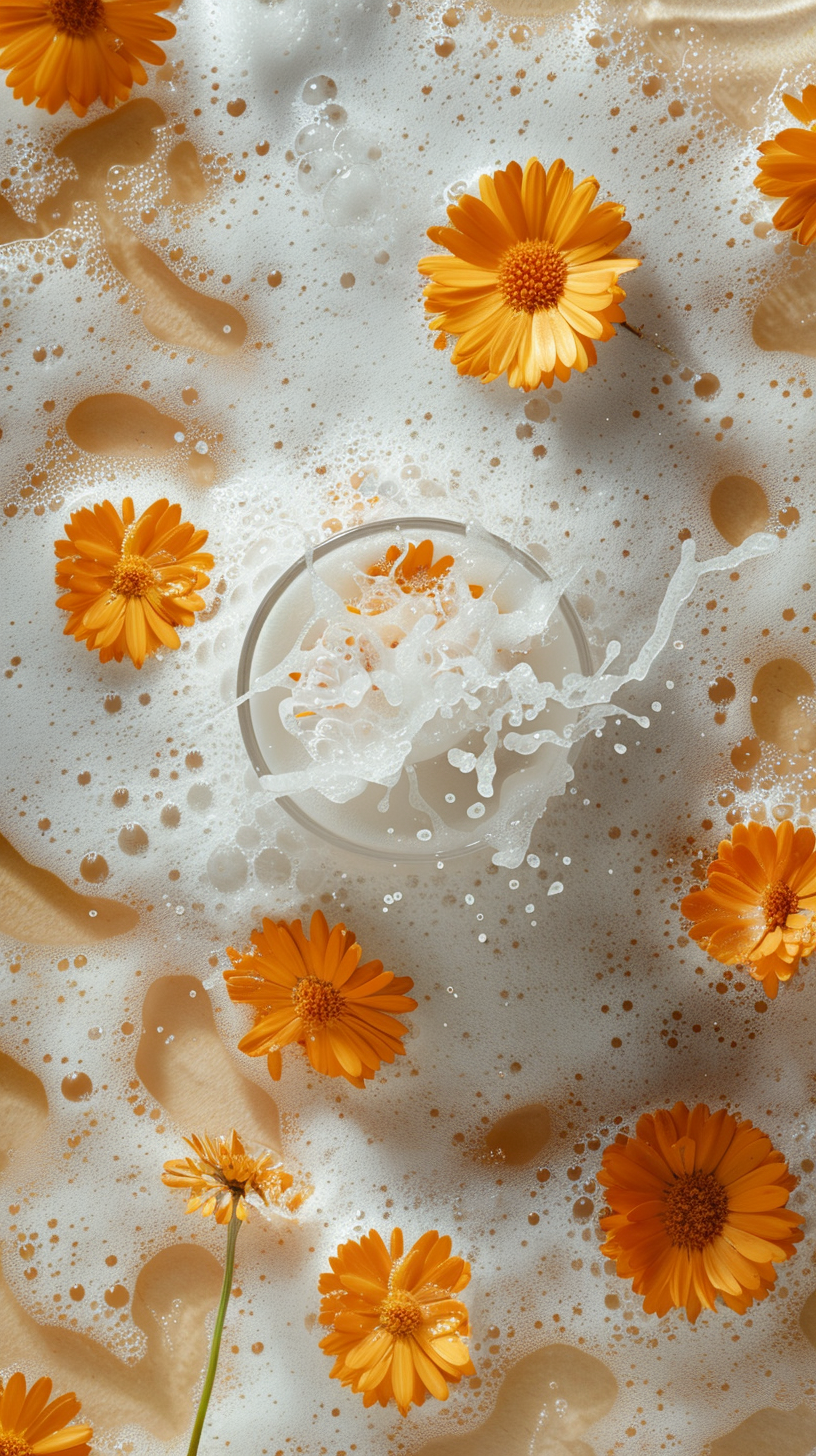 Calendula Cleansing Foam – Gentle Daily Cleanser with Soothing Calendula Extract