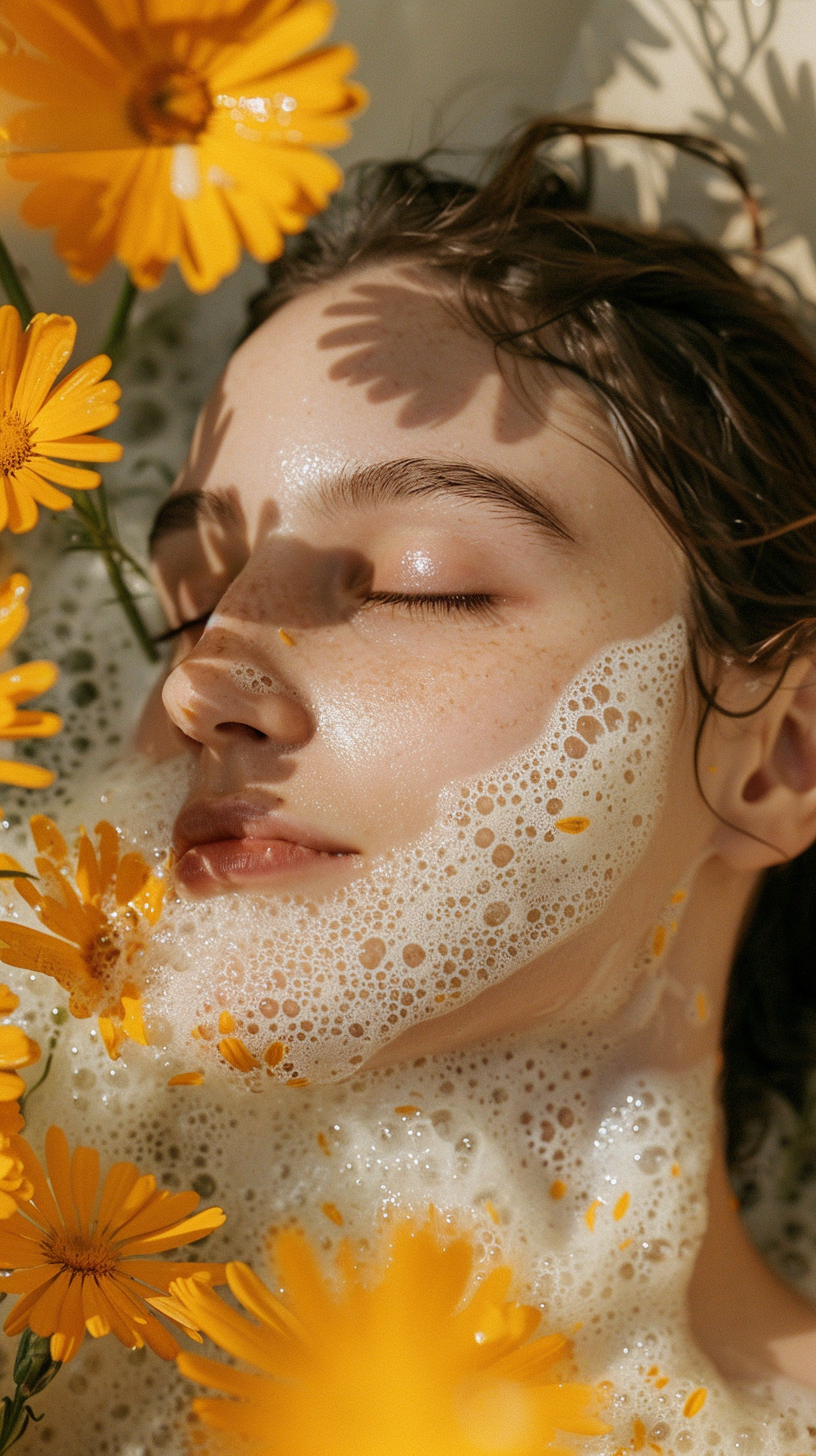 Calendula Cleansing Foam – Gentle Daily Cleanser with Soothing Calendula Extract