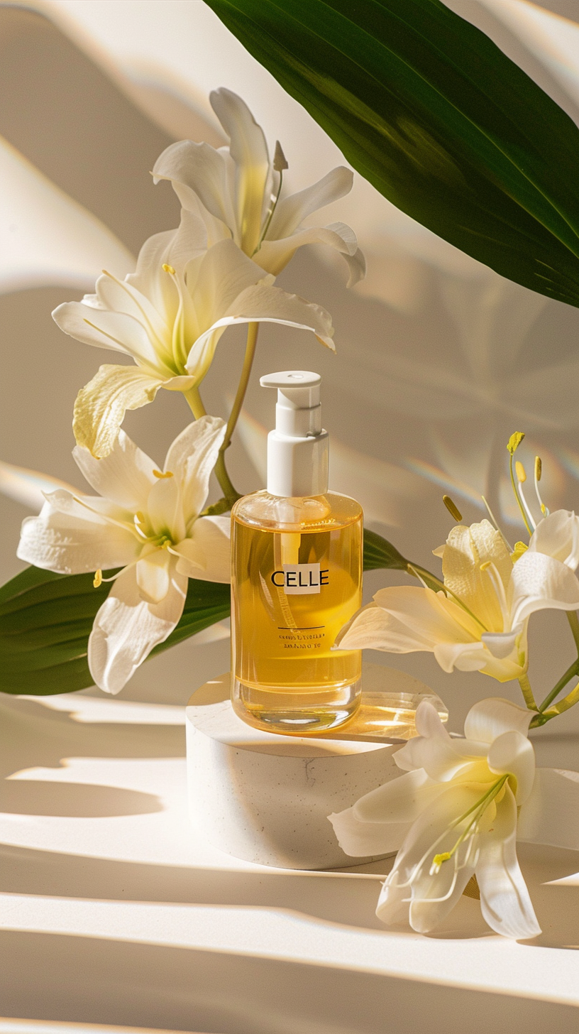 Celle Nourishing Facial Oil with Vitamin E – 30ml Hydrating Oil for Dry Skin