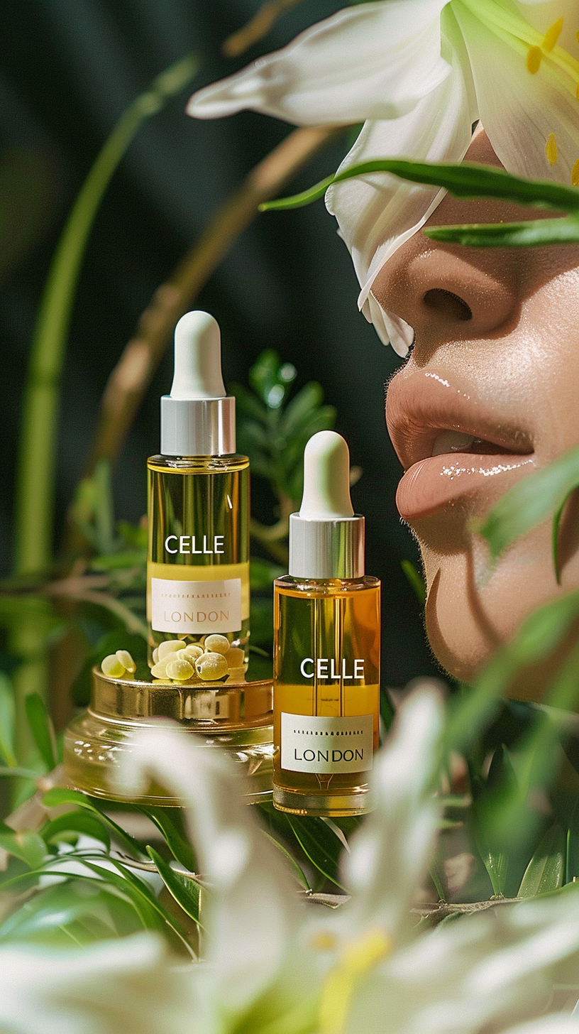 Celle Nourishing Facial Oil with Vitamin E – 30ml Hydrating Oil for Dry Skin