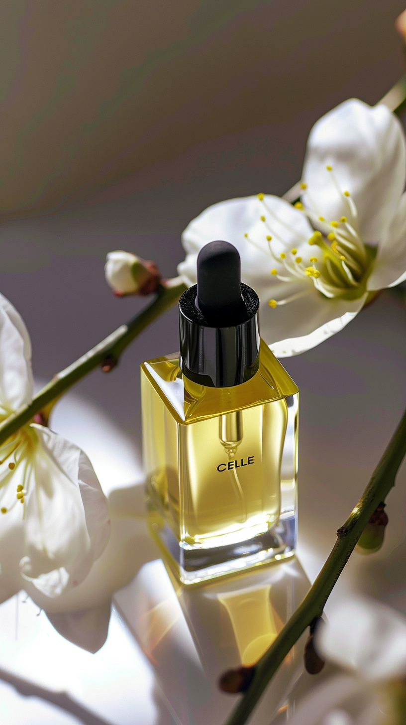 Celle Nourishing Facial Oil with Vitamin E – 30ml Hydrating Oil for Dry Skin